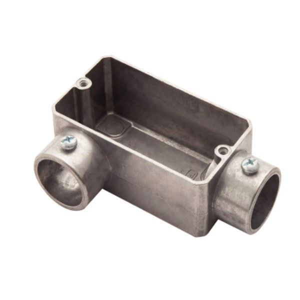 Condulete Alumínio Tipo LR 1" sem Rosca sem Tampa sem Vedação sem Pintura IP20