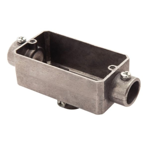 Condulete Alumínio Tipo TB 1" sem Rosca sem Tampa sem Vedação sem Pintura IP20