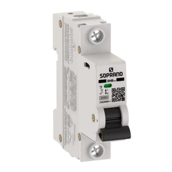 Disjuntor Termomagnético Fixo Unipolar SHB1 C 20A 5 KA/3 KA 127/220VCA DIN