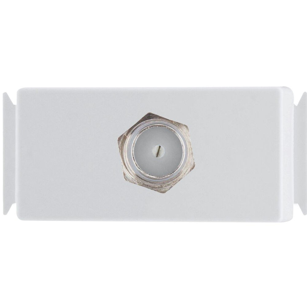 Módulo Módulo Tomada Antena TV Coaxial 75OHMS PVC Branco Linha Aria