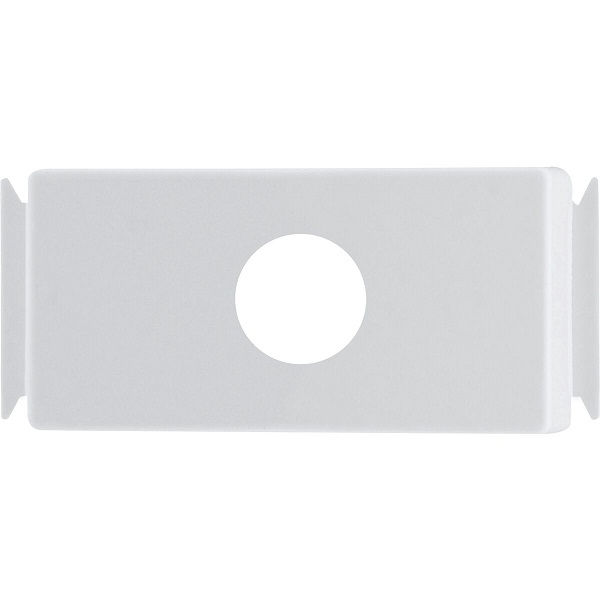 Módulo Módulo Passagem de Fio 1 Furo PVC Branco Linha Aria