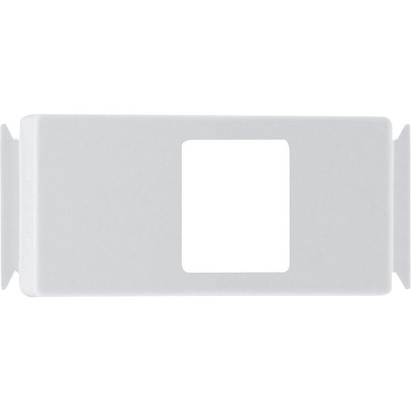 Módulo Módulo Frontal para Conector RJ45 sem Conector PVC Branco Linha Aria