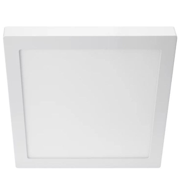 Painel Led Sobrepor 24W SLIM Plafon Quadrado 285x285x28 mm 1920 lm 6500K Bivolt 20.000H