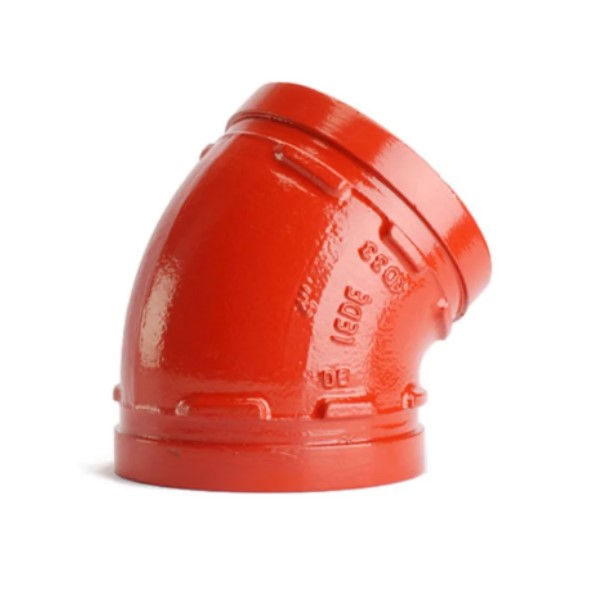 Joelho Ranhurado 45G 3"(88,9 mm)