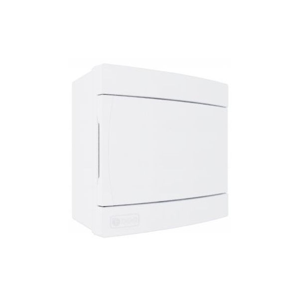 Quadro de Distribuição Quadro de Distribuição PVC Sobrepor 5 Disjuntores DIN sem Barramento sem Geral Branco Porta Opaca