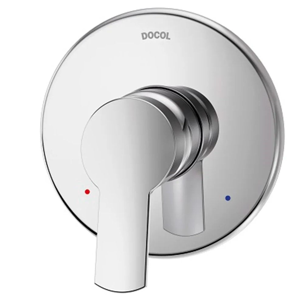 Acabamento Liga de Cobre para Chuveiro Monocomando para Base Baixa Pressão 3/4" Cromado Chess