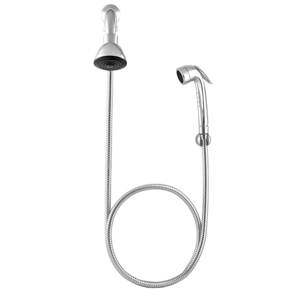 Chuveiro Metálico Articulado com Desviador e Ducha Manual Cromado Bonnaducha