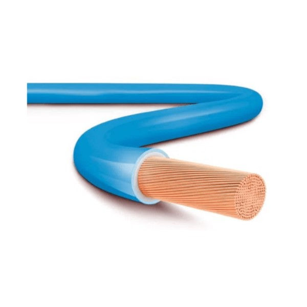 Cabo Cobre Isolado PVC 70G 750V 1x 10,00 mm² ATOX FLEX Azul NBR 13248 Classe 5
