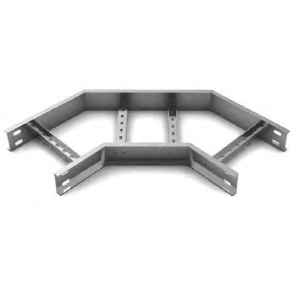 Curva 45G Horizontal Galvanizada Eletrolítica para Eletrocalha 600x100x19 mm Chapa 18/18