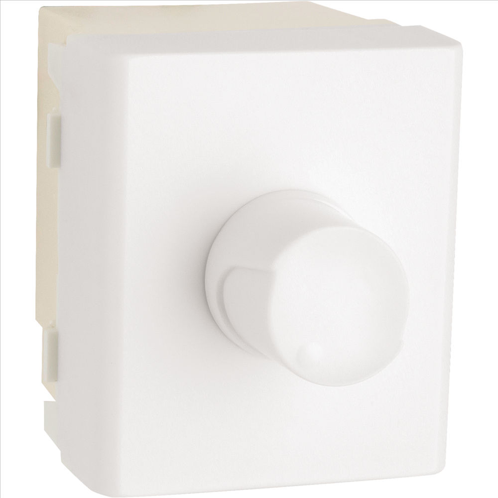 Módulo Módulo Dimmer Rotativo 1 Módulo 220VCA 600W PVC Branco Linha Lunare