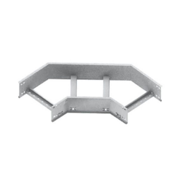 Curva 90G Horizontal Leito Galvanizada Eletrolítica para Leito 600x100x19 mm