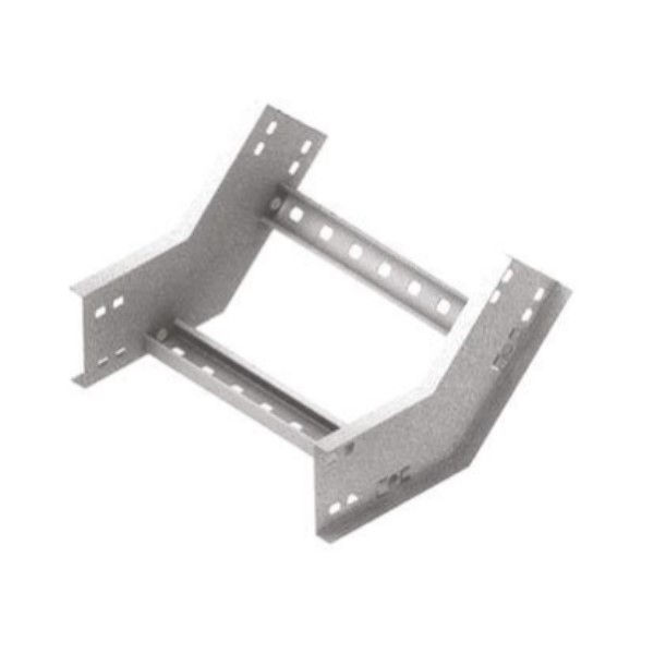 Curva 45G Vertical Galvanizada Eletrolítica Interna para Leito 600x100x19 mm com Aba Interna