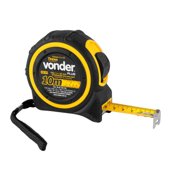 Trena Curta com Trava Aço 10 M 25 mm PLUS