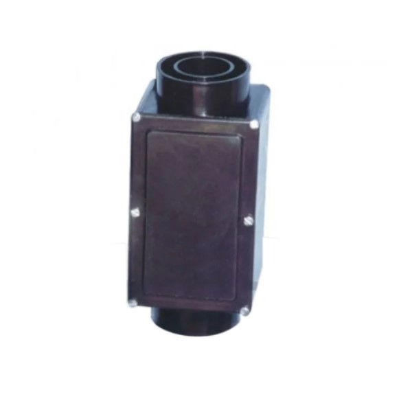 Caixa Inspeção Suspensa PVC Preta com Tampa para Tubos 1"X1.1/2"X2"