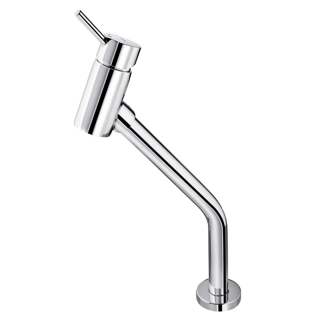 Misturador Metálico Monocomando Lavatório Alta Balcão 1/2" Cromado Loggica Coldstart