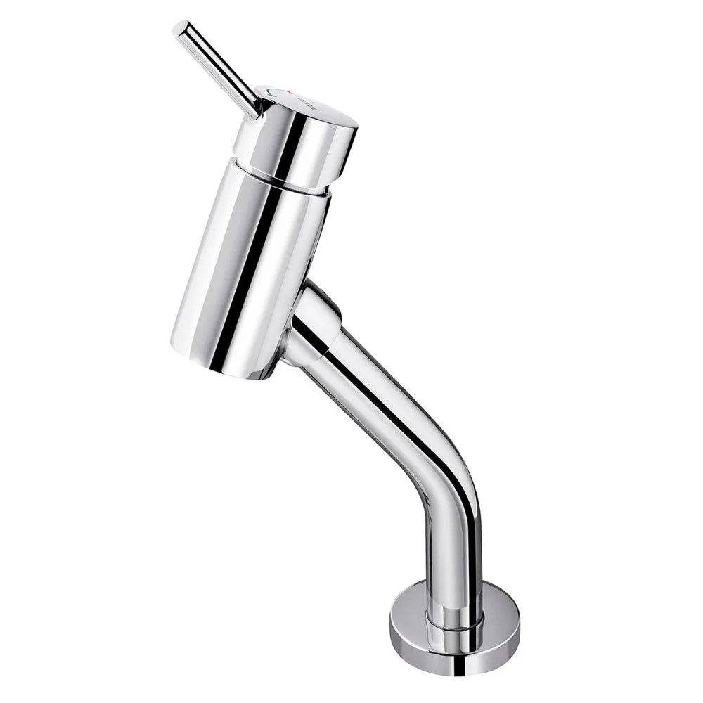 Misturador Metálico Monocomando Lavatório Baixa Balcão 1/2" Cromado Loggica Coldstart