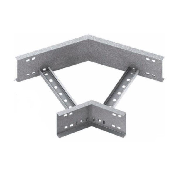 Curva 45G Horizontal Leito Galvanizada Eletrolítica para Eletrocalha 600x100x19 mm Chapa 18/18 38x38