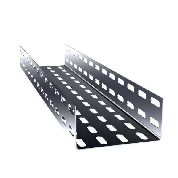 Eletrocalha Perfurada Galvanizada Eletrolítica 300x100x3000 mm sem Tampa com Virola Chapa 20