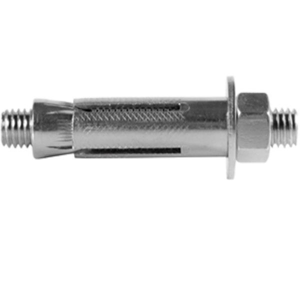 Chumbador Galvanizado Eletrolítico CBA Cone Jaqueta 1/4" com Parafuso M6x31 mm²