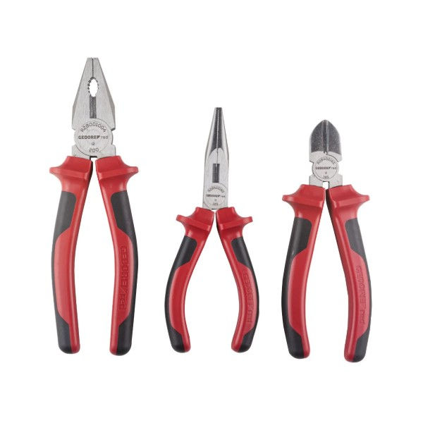 Jogo Alicates Com 3 Peças Isolado 1000V RED