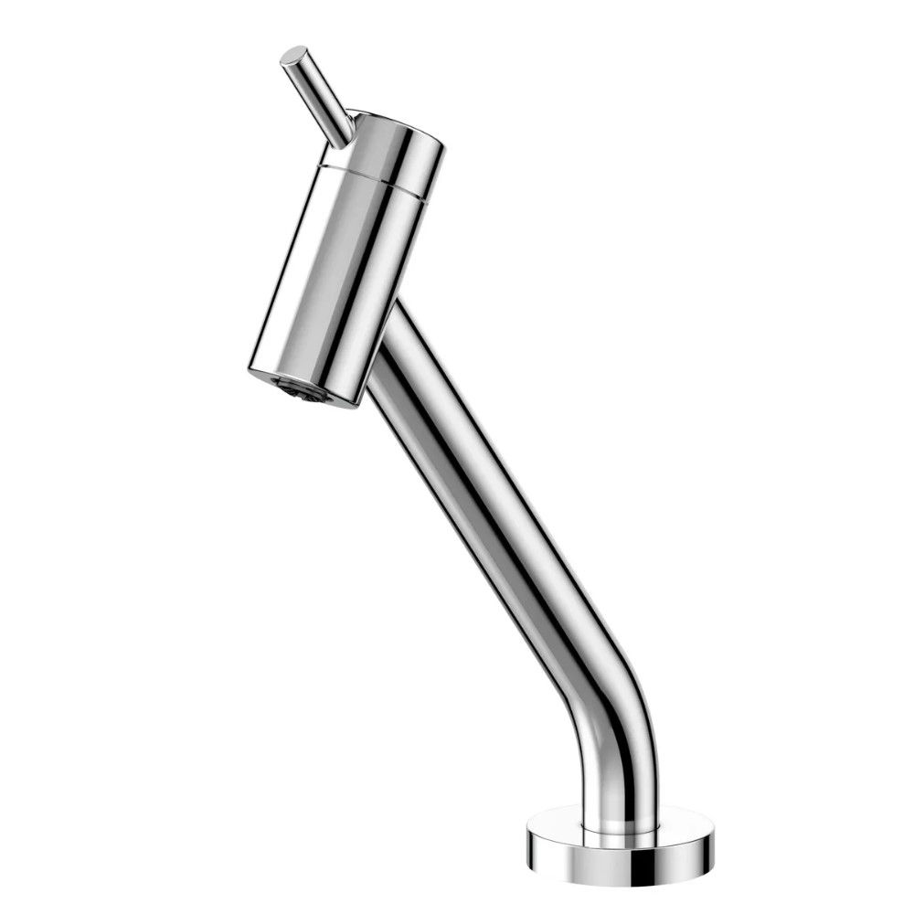 Torneira Lavatório Ligas de Cobre Acionamento Alavanca para Bancada 1/2" Cromada Baixa Nova Loggica