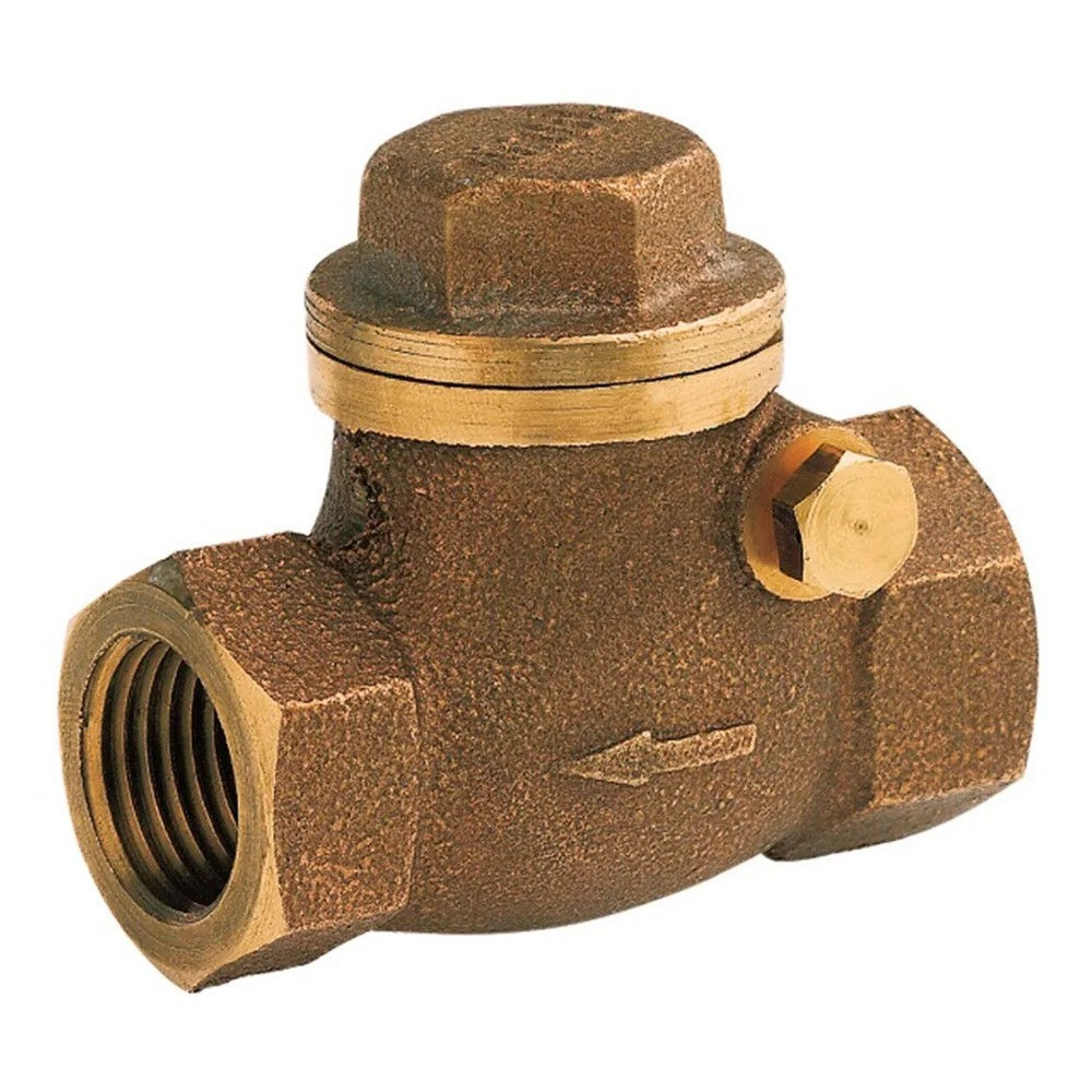 Válvula Válvula Ligas de Cobre Retenção Horizontal com Portinhola 2" Água Fria