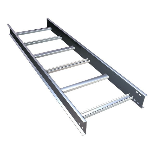 Leito Para Cabos Galvanizado a Fogo 400x100x3000 mm com Aba Externa 19 mm Chapa 18/18