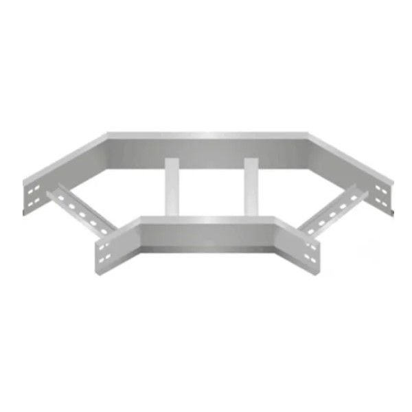 Curva 90G Horizontal Galvanizada a Fogo para Leito Aramado 100x100 mm