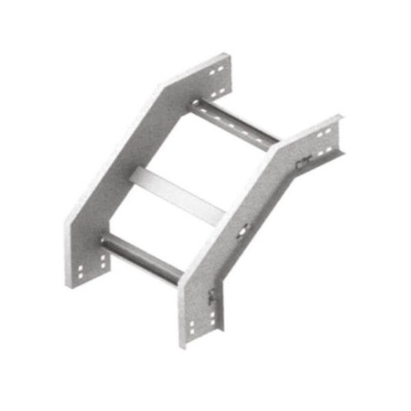 Curva 90G Vertical Galvanizada a Fogo Externa para Leito Aramado 100x100 mm