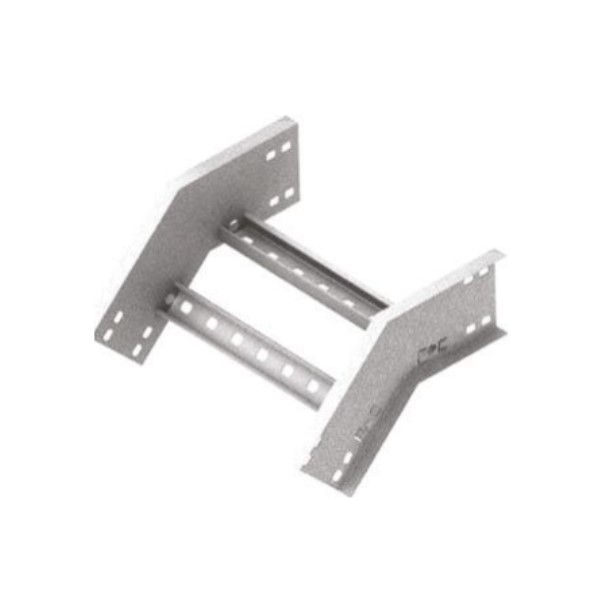 Curva 45G Vertical Galvanizada a Fogo Externa para Leito 400x100 mm com Aba Interna Chapa 18/18