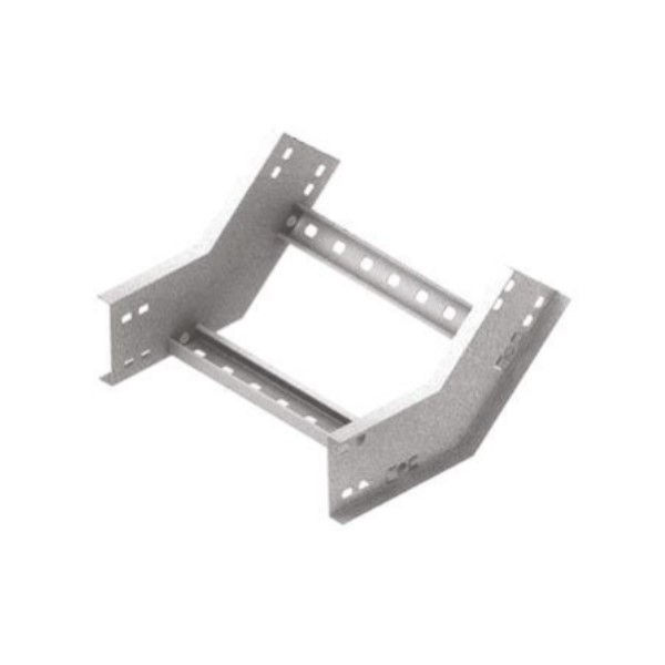 Curva 45G Vertical Galvanizada a Fogo Interna para Leito 100x100 mm com Aba Interna Chapa 18/18