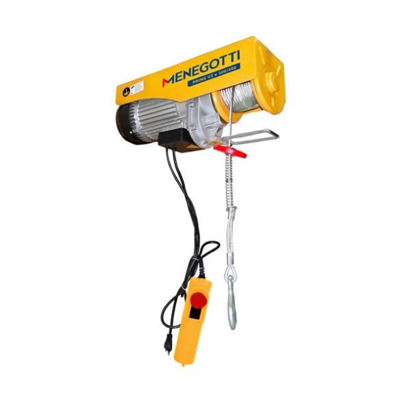 Guincho elétrico Guincho Elétrico de Coluna Monofásico 300/600 kg 220VCA 500W com Cabo 6 M 60 Hz