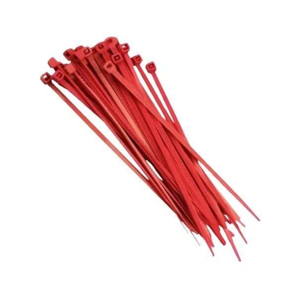 Abraçadeira Abraçadeira NYLON Amarração 400x4,80 mm Vermelha 114 mm