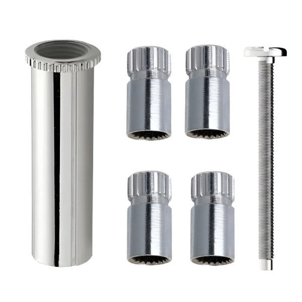 Kit Prolongador para Registro 40 mm Cromado