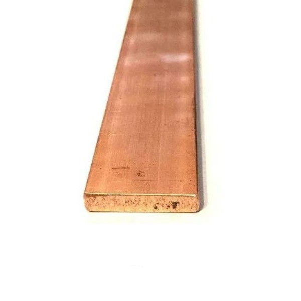 Barra Chata Cobre Retangular 1.1/4"X3/8" 31,74x9,53 2,70 kg para Metro Aprox. 645A