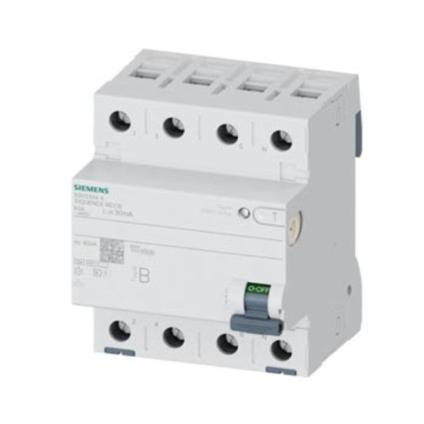Interruptor dr Tetrapolar 10 KA 400VCA 40A 30 MA DIN Tipo B Diferencial Residual