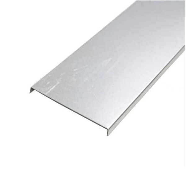 Tampa Encaixe para Leito Galvanizada a Fogo 200x3000 mm com Aba Externa Chapa 18