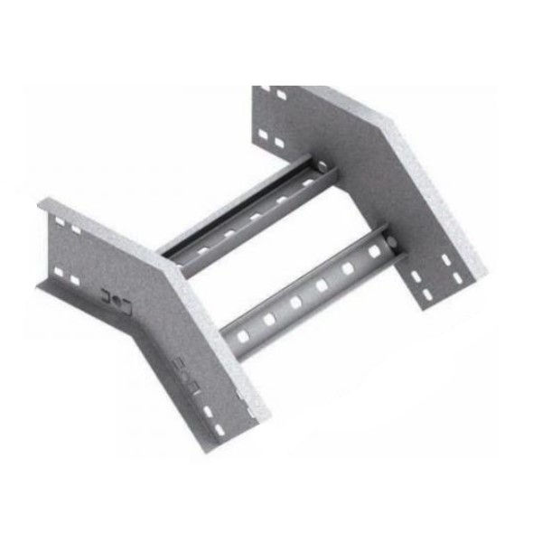 Curva 45G Vertical Galvanizada Eletrolítica Externa para Leito 200x100x19 mm Chapa 18