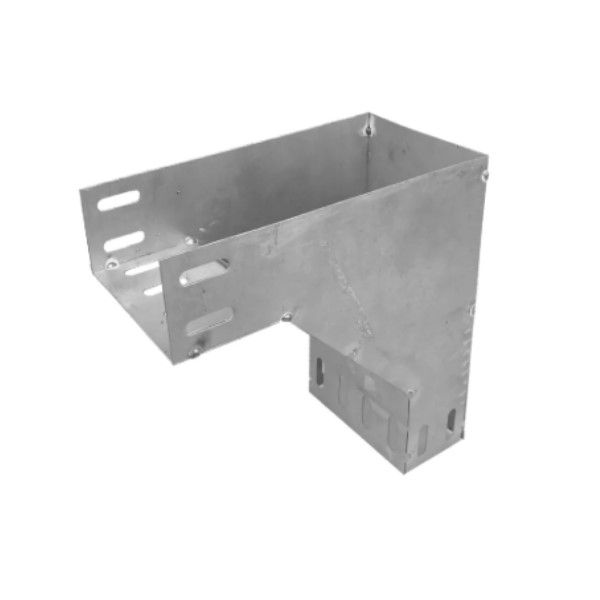 Curva 90G Inversão Lisa Galvanizada a Fogo para Eletrocalha 300x100 mm