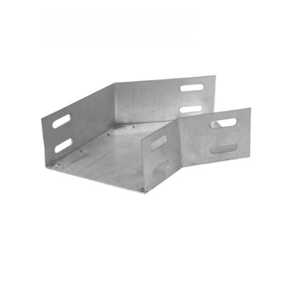 Curva 45G Horizontal Lisa Galvanizada a Fogo para Eletrocalha 50x50 mm