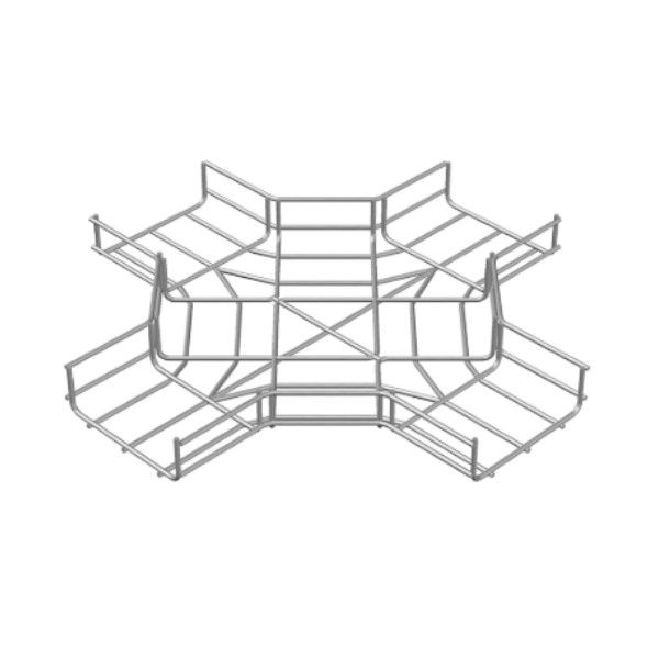 Te Horizontal 90G Galvanizado Eletrolítico para Leito 400x100x19 mm Chapa 18