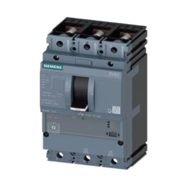 Disjuntor Eletrônico Ajustável Tripolar 3VA22 63-160A 55 KA 380VCA Caixa Moldada ETU340 - LI