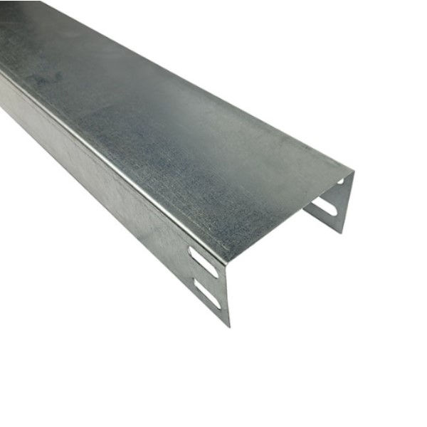 Eletrocalha Lisa Galvanizada a Fogo 300x100x3000 mm sem Tampa sem Virola Chapa 18