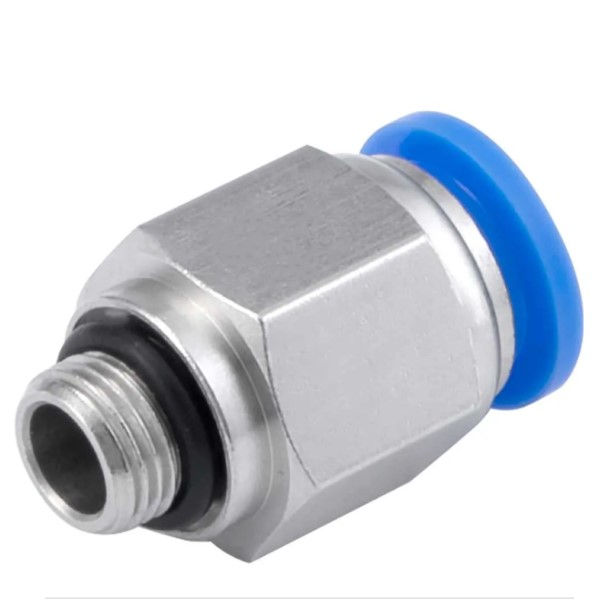 Conector Pneumático Reto Engate Rápido 1/8"BSPX10 mm