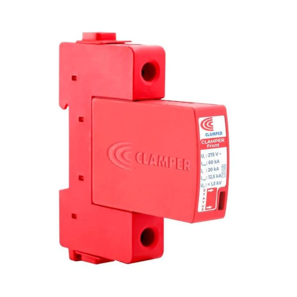 Dispositivo DPS Unipolar 45 KA 275VCA Proteção Contra Surto 300 MA DIN Classe II