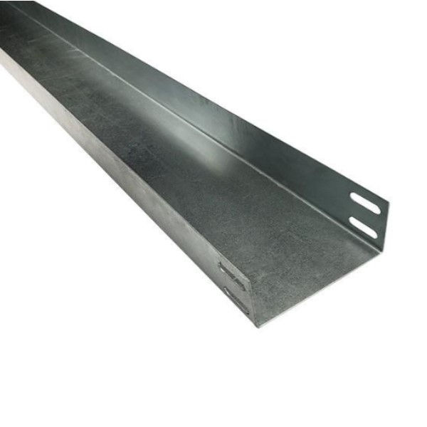 Eletrocalha Lisa Galvanizada a Fogo 150x50x3000 mm sem Tampa sem Virola Chapa 18