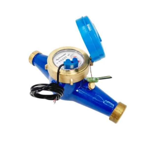 Hidrômetro Hidrômetro Corpo Liga Bronze Multijato Residencial 1" Vazão Máxima 6,3 m3/H para Telemetria PRE Equipado com Visor Plano Giratório sem Conexões