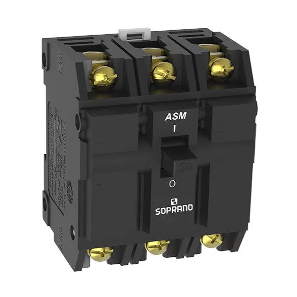 Disjuntor Termomagnético Fixo Tripolar ASM 25A 5 KA/3 KA 220/380VCA UL