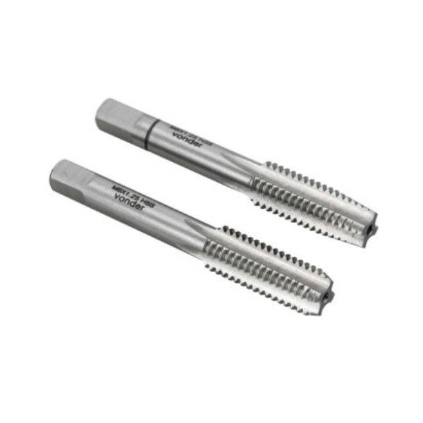 Macho Manual Rosca Métrica M8,0x1,25 90 mm DIN 352 com 2 Peças Direito