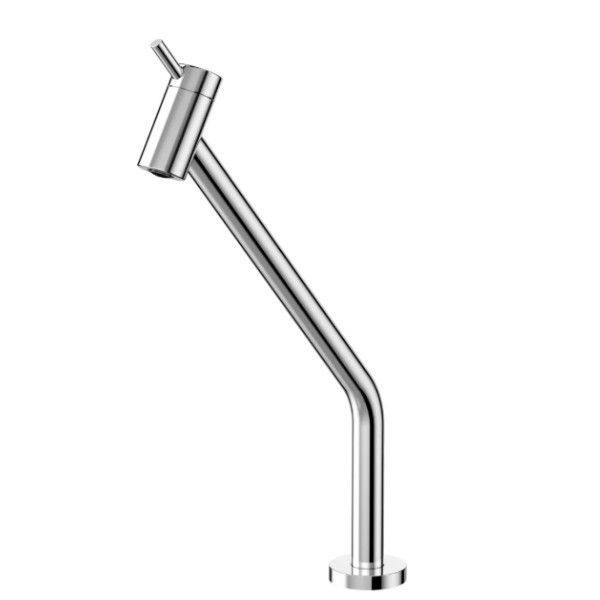 Torneira Lavatório Ligas de Cobre Acionamento Alavanca para Bancada 1/2" Cromada Alta Nova Loggica